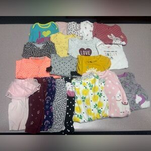 Large Baby Girl Bundle Size 3 Months